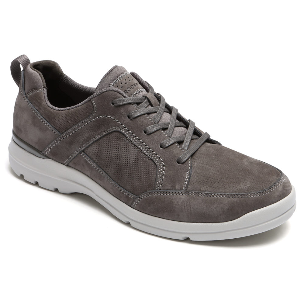 Rockport Singapore Mens Sneakers - City Edge Lace-Up Dark Grey - AZ3812504